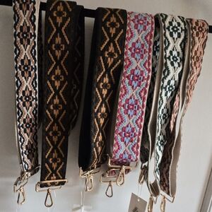 (2 for $25) Patterned Woven Bag Strap/Guitar Straps🎸 (4)Options NWT